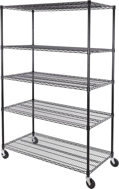 Seville Classics UltraDurable Heavy Duty NSF Solid Steel Wire Rack Storage Unit by SevilleClassics