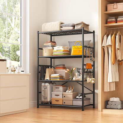 Storage Shelves 4-Tier Large Capacity Metal Shelving - Image 4