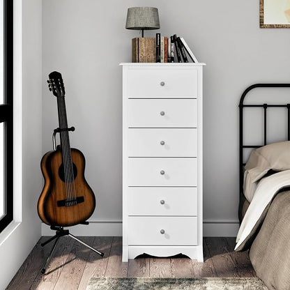 Prepac Sonoma 6 Drawer Dresser for Bedroom, Tall Chest of Drawers, Bedroom - Image 2