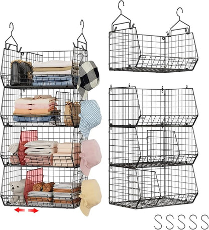 4 Tier Hanging Closet Organizer by Jautokerdar