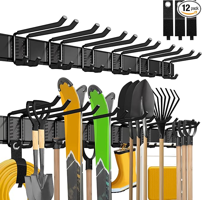 Garage Wall Organizer, Garden Tool Organizer 49.5in by klasit