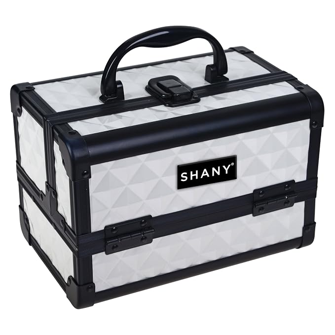 SHANY Chic Makeup Train Case Cosmetic Box Portable Makeup Case Cosmetics Beauty - Image 4
