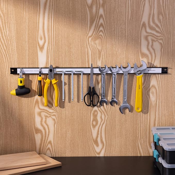 Navaris Set of 3 Magnetic Tool Holder Rack - Image 6