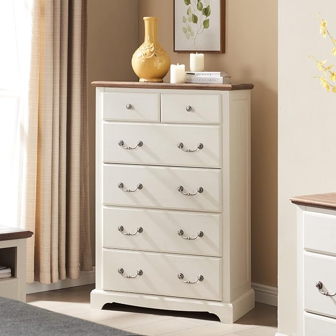 T4TREAM 6 Drawers Dresser Chests by T4TREAMFurniture