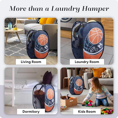 Handy Laundry Collapsible Mesh Pop Up Hamper - Image 8