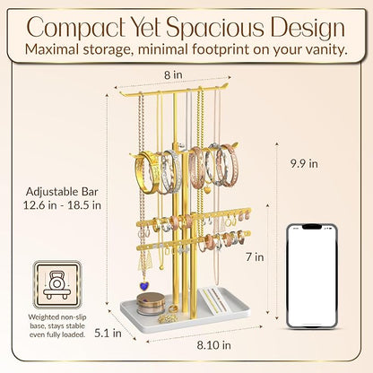 Jewelry Tower Stand Organizer for Women - Image 3