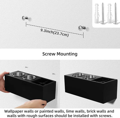 Hair Dryer Countertop Holder, Hair Tool Organizer Wall Mount, Blow Dryer Holder - Image 4
