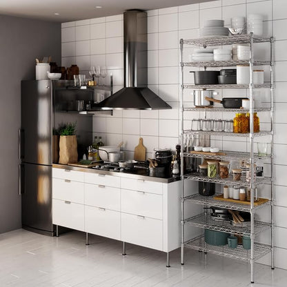 18" Deep x 30" Wide x 86" Height Wire Shelving Kit | 10-Tier | NSF Commercial - Image 2