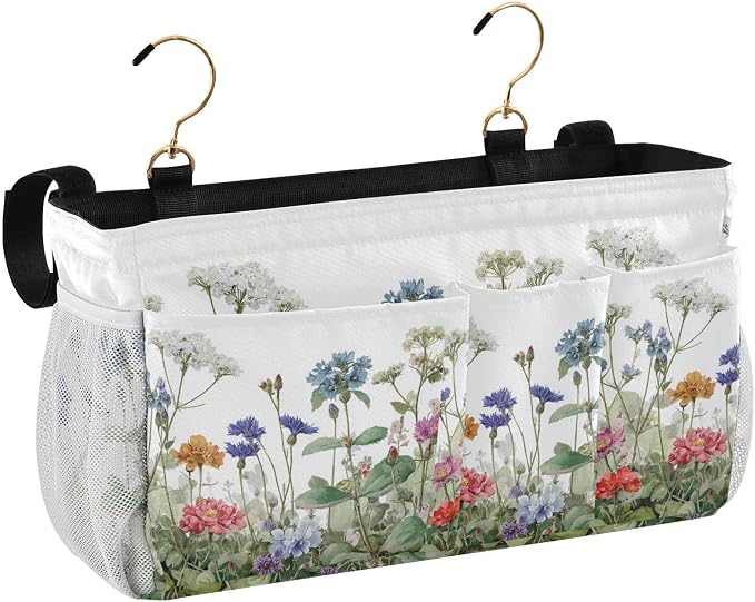 Wildflower Bloom Blue Bedside Caddy - Image 2