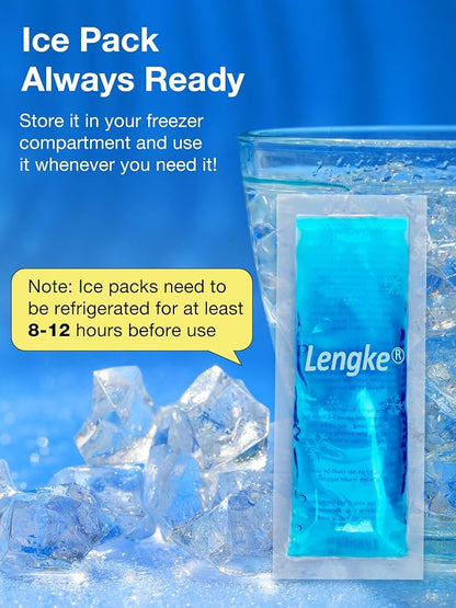 Leng Ke Ice Pack TSA Approved for Travel, Small Ice Packs, Reusable Ice Packs - Image 2