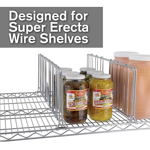 METRO DD18C Super Erecta Chrome Plated Shelf Divider - Image 4