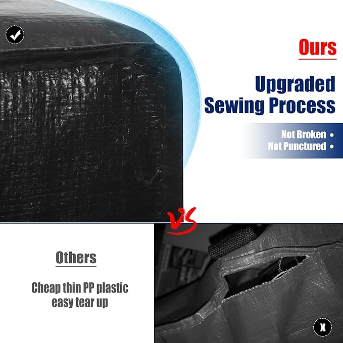 Cosy Family 8 Pack Heavy Duty Extra Large Moving Bags - Image 3