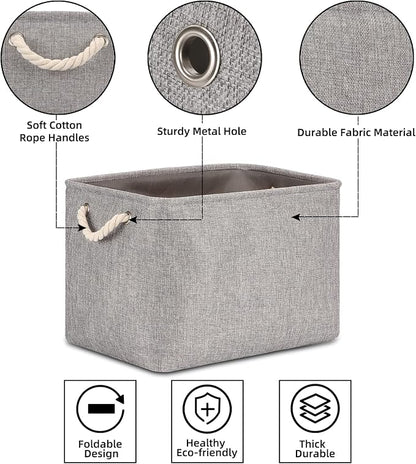 Bidtakay Grey Baskets Shelf Baskets - Image 5