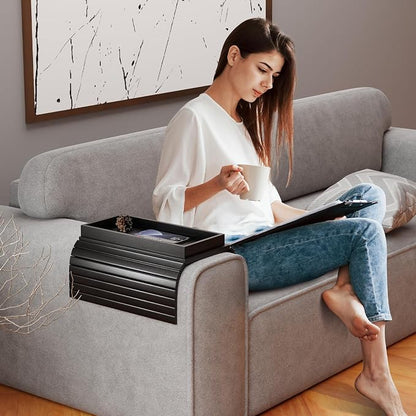 Sofa Arm Rest Tray Table for Couch - Image 9