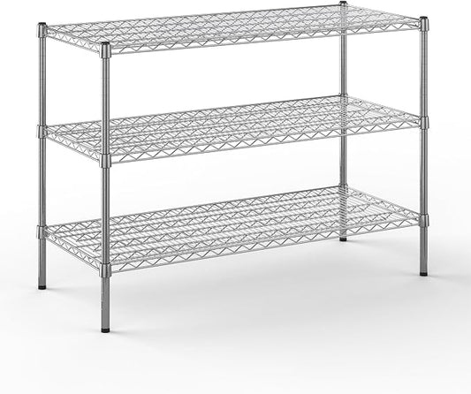 21" Deep x 48" Wide x 34" Height Wire Shelving Kit | 3-Tier | NSF Commercial by Regal+Altair