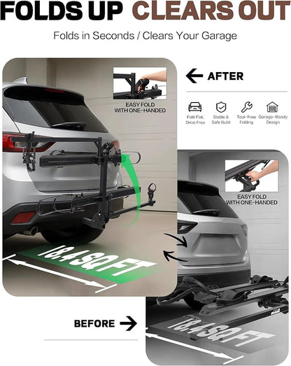 Young E-Bike Rack Hitch Mount Platform Style - Image 5