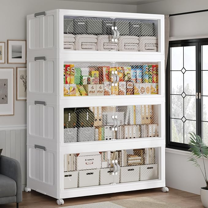 640QT Extra Large Stackable Storage Bins by Fangtueh