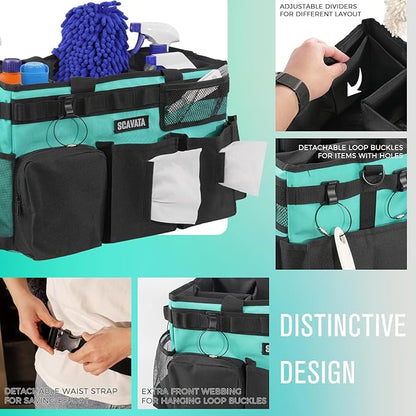 Wearable Cleaning Caddy Bag, Cleaning Caddy Supplies Organizer - Image 3
