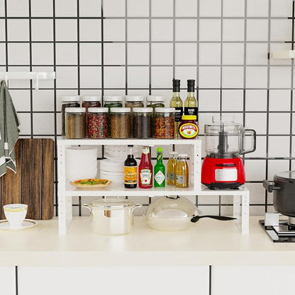 Expandable Stackable Spice Rack Organizer - Image 3