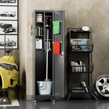 Aobabo 72" H Garage Storage Cabinet - Image 9