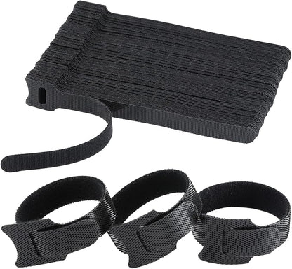 120PCS 6 Inch Reusable Cable Ties Wire Ties Cord Organizer Cable Organizer by SyncYourLifeWithMVYC