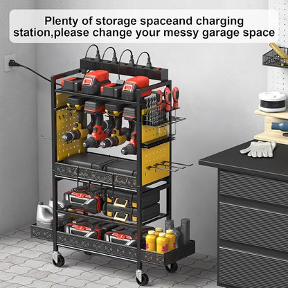 CCCEI Garage Power Tools Organizer Cart - Image 7
