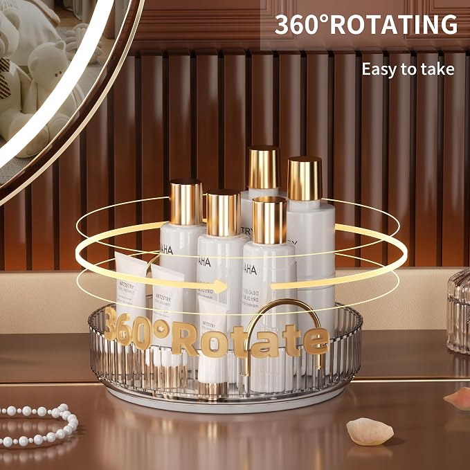YCIA&DONE 360 Rotating Makeup Organizer and Storage - Image 8