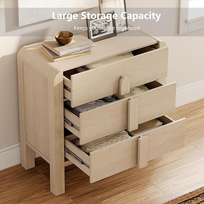 WAMPAT 6 Drawer Dresser for Bedroom, 2 in 1 63" Wide Mid Century Modern Wide - Image 5