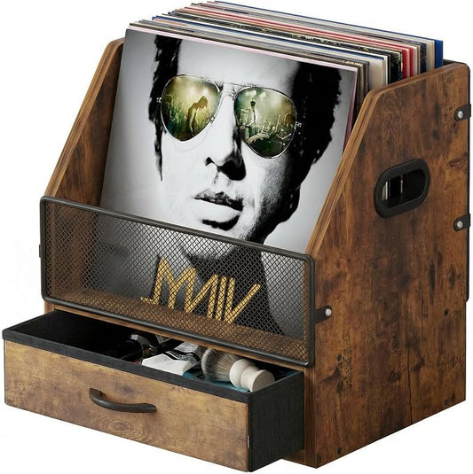 Vinyl Record Storage Crate by VonDream