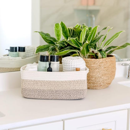 NaturalCozy 13.5”x8.5”x5.5” Storage Baskets - Image 5