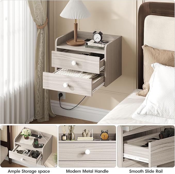 Floating Nightstand Set of 2 - Image 5