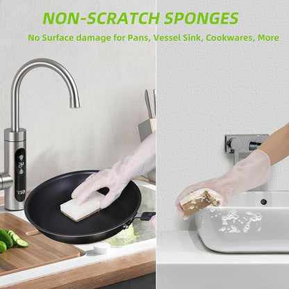 Natural Dish Sponges 16 Pack - Image 5