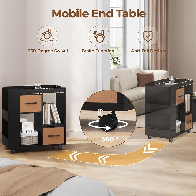 Yaheetech Narrow Side Table - Image 7