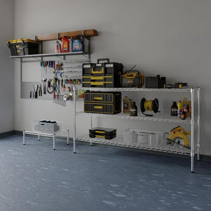 18" Deep x 60" Wide x 34" Height Wire Shelving Kit | 3-Tier | NSF Commercial - Image 5