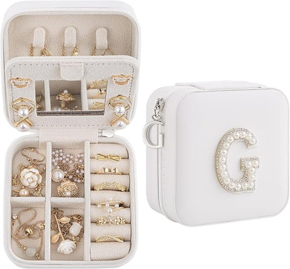 Birthday Gifts For Women, Initial Jewelry Box, Travel Jewelry Case, Gifts for by Unknown