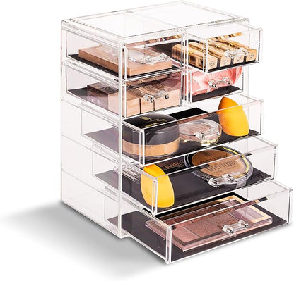 Sorbus Acrylic Makeup Organizer Set, 7-Drawer Vanity & Countertop Cosmetic - Image 9