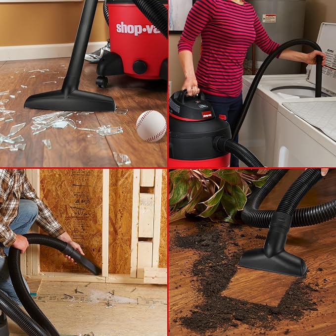 Shop-Vac 5983089 12 Gallon 5.5 Peak HP Wet/Dry Vacuum, 2.5 Inch Diameter x 8 - Image 8