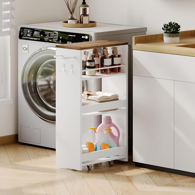 ChooChoo 4-Tier Slim Storage Cart - Image 3