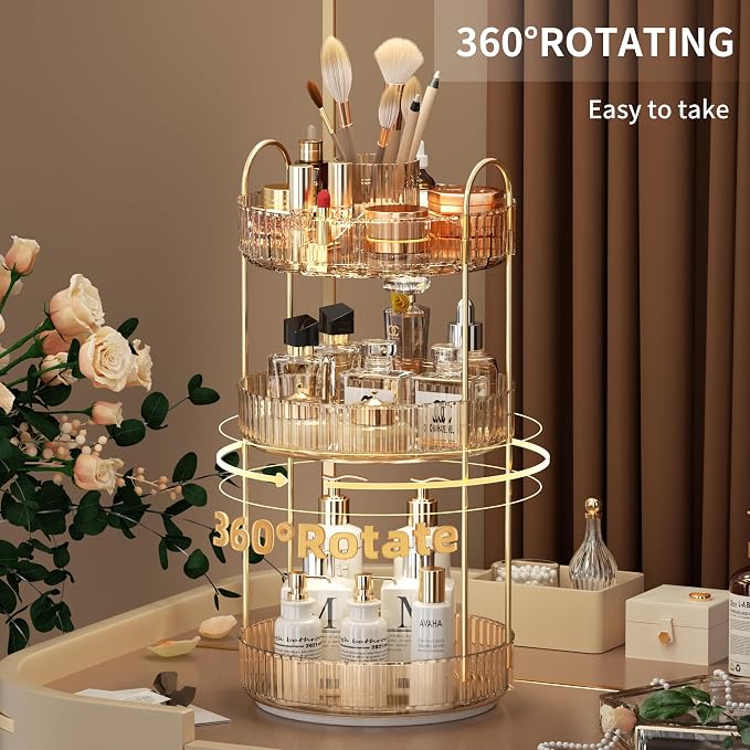 YCIA&DONE Rotating Makeup Organizer - Image 2