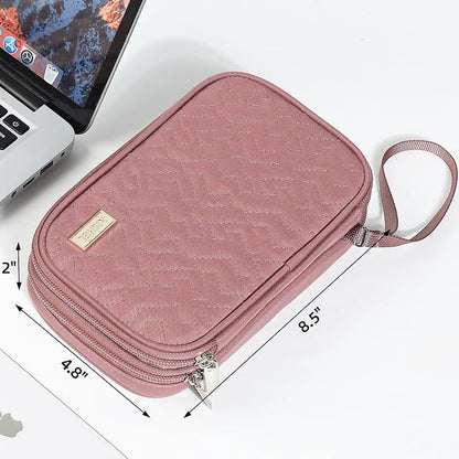 NISHEL Travel Cord Organizer Case, Double Layers Tech Electronic Case, Travel - Image 6