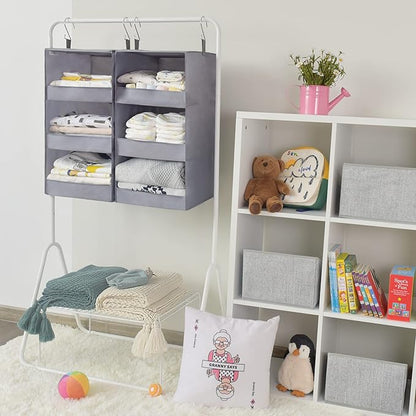 GRANNY SAYS 3-Shelf Closet Organizers and Storage, Foldable Hanging Closet - Image 2