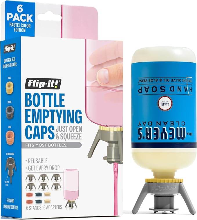 Flip-It! Bottle Emptying Kit – 6 Bottle Pack by Flip-It