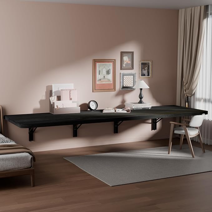 IAE Floating Wall Mounted Folding Table Desk - Image 7