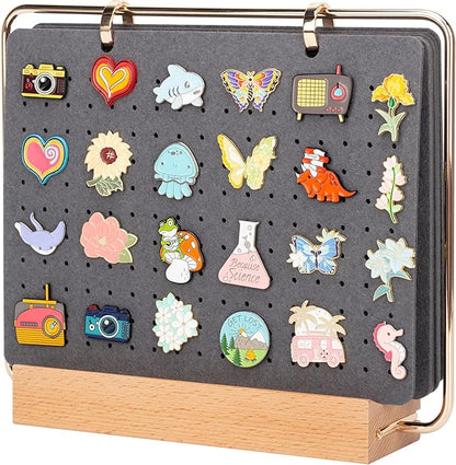 PACMAXI Display Organizers, Brooch Holder, Enamel Pin Pages by PACMAXI