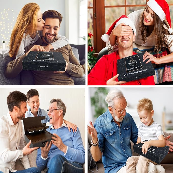 Gifts for Men Women Him Husband Son Boyfriend Birthday Nightstand Organizer - Image 2