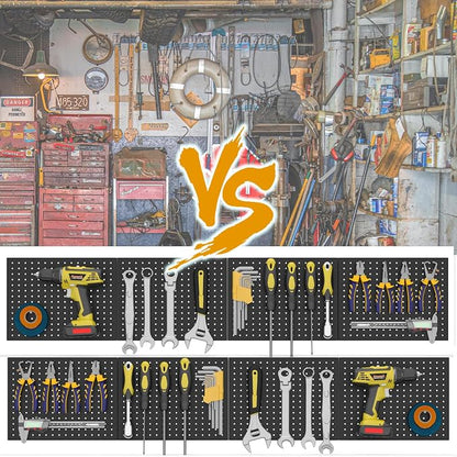 Peg Board, 4 Pack Metal Pegboard Panels - Image 9