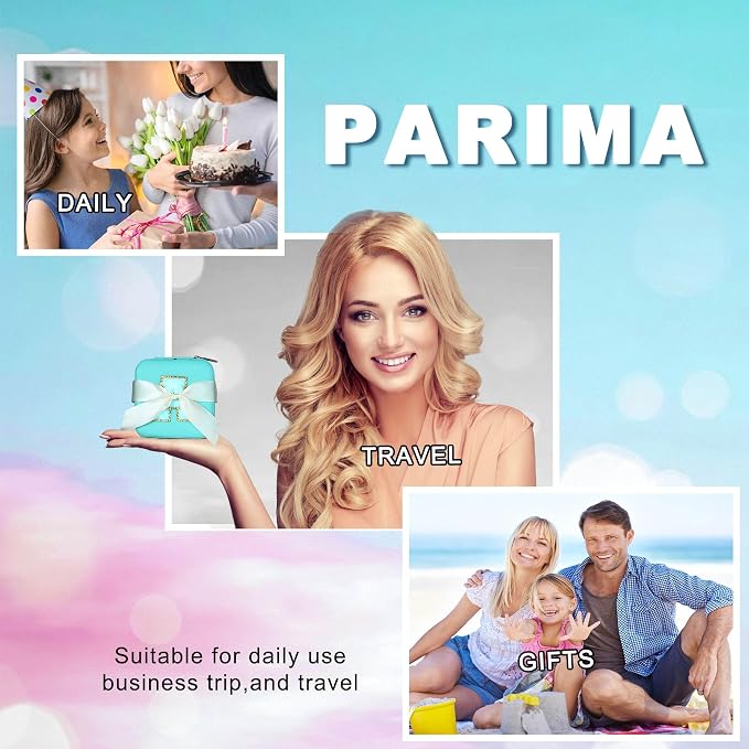 Parima Travel Jewelry Box for Girls Women, Jewelry Organizer Box | Personalized - Image 7