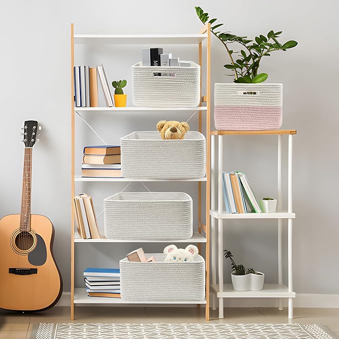 COMFY-HOMI 2 pcs Large Storage Baskets - Image 2