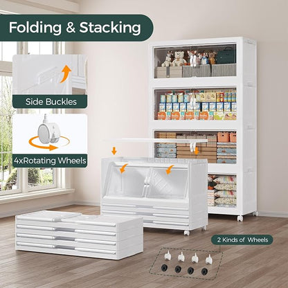 600QT Extra Large Stackable Storage Bins - Image 4