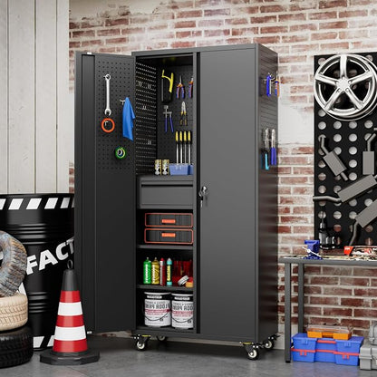 SUXXAN 71" Metal Garage Storage Cabinet - Image 2